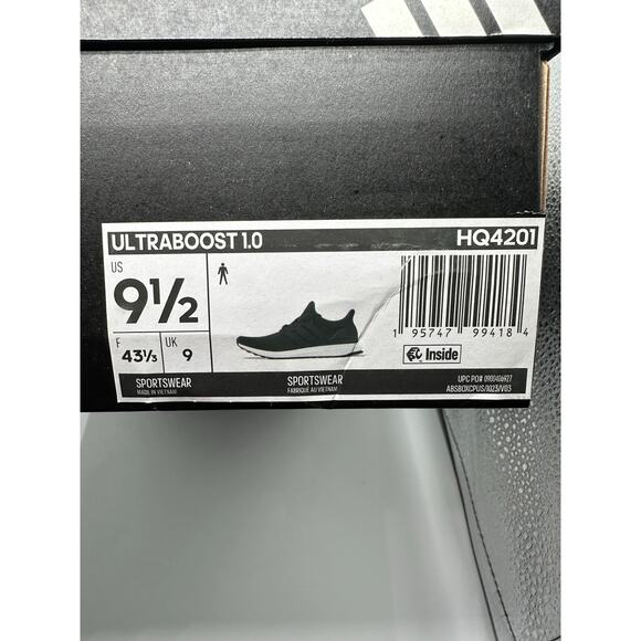 Adidas UltraBoost 1.0 DNA “Black White” size 9.5 mens - Picture 7 of 7